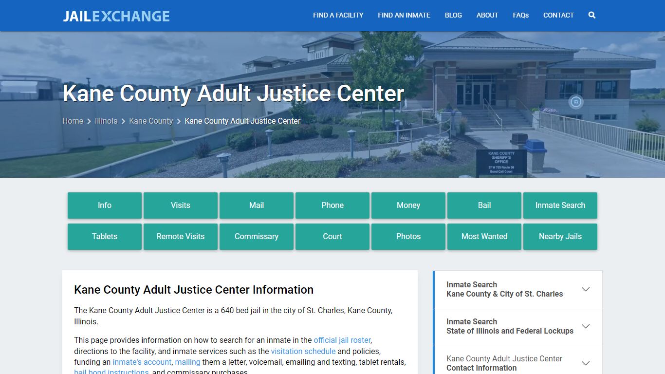 Kane County Adult Justice Center - Jail Exchange